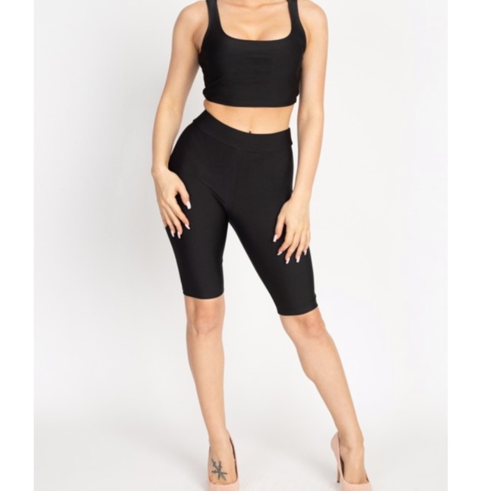 Two -Piece biker short set